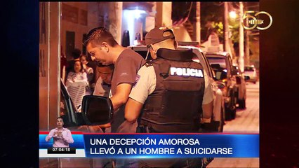 Una decepción amorosa llevó a un hombre a suicidarse