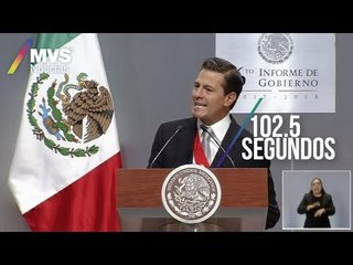 EPN asegura que cumplió con el 97 % de los compromisos en su gobierno