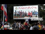 Rescatan a los 12 niños y su entrenador que quedaron atrapados en una cueva en Tailandia