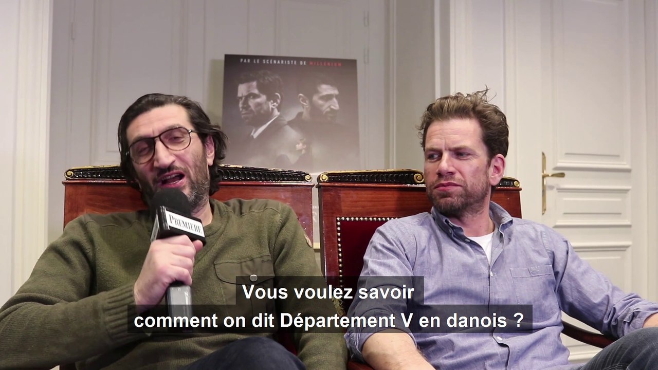Les Enquêtes du département V : rencontre avec Nikolaj Lie Kaas et  Fares Fares