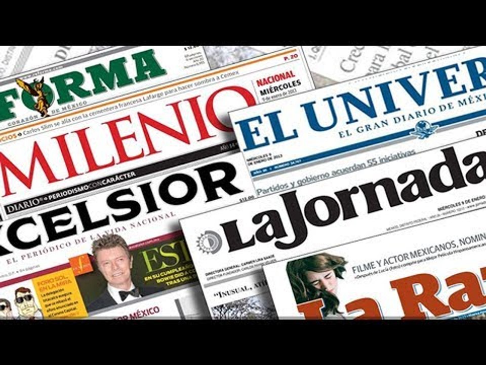 Primeras Planas jueves 9/08/2018