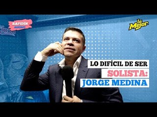 Lo difícil de ser solista: Jorge Medina