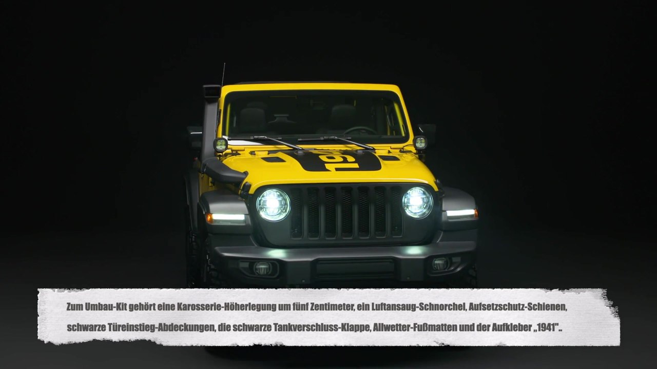 Jeep Wrangler 1941 von Mopar entworfen