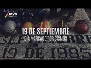 19 de septiembre, día marcado por sismos