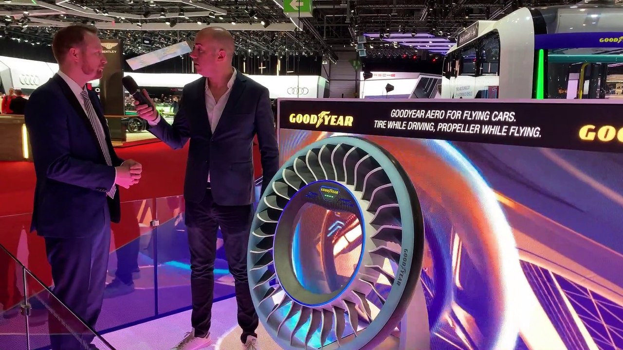 Genève 2019 - Goodyear nous présente son pneu du futur en vidéo