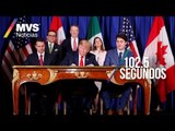 Trump, Trudeau y EPN firman el T-MEC