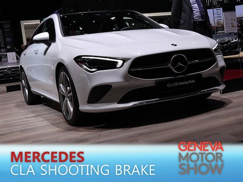 Mercedes CLA Shooting Brake en direct du salon de Genève 2019