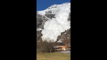 شاهد.. انهيار ثلجي بالقرب من قرية سوندال في النرويج
