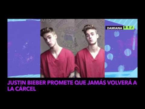 Justin Bieber promete que jamás volverá a la carcel