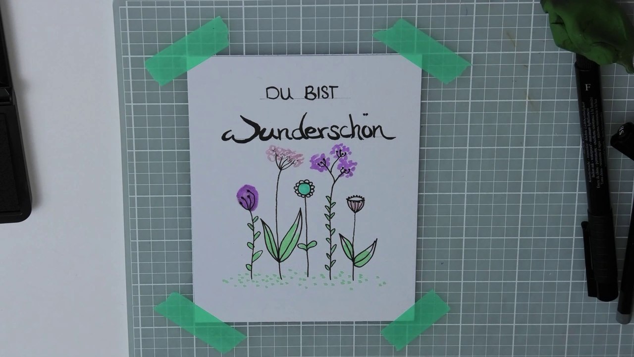 du bist wunderschön, Zeichnung