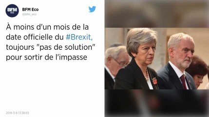 Brexit. Toujours « pas de solution » pour sortir de l’impasse à trois semaines de la sortie de l’UE