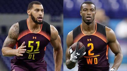 Which NFL prospect's stock rose most after the combine?