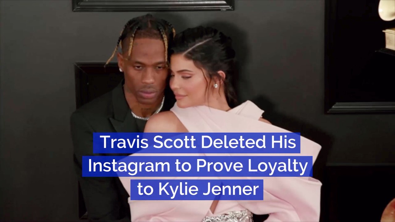 Travis Scott Proves Love With Insta Deletion