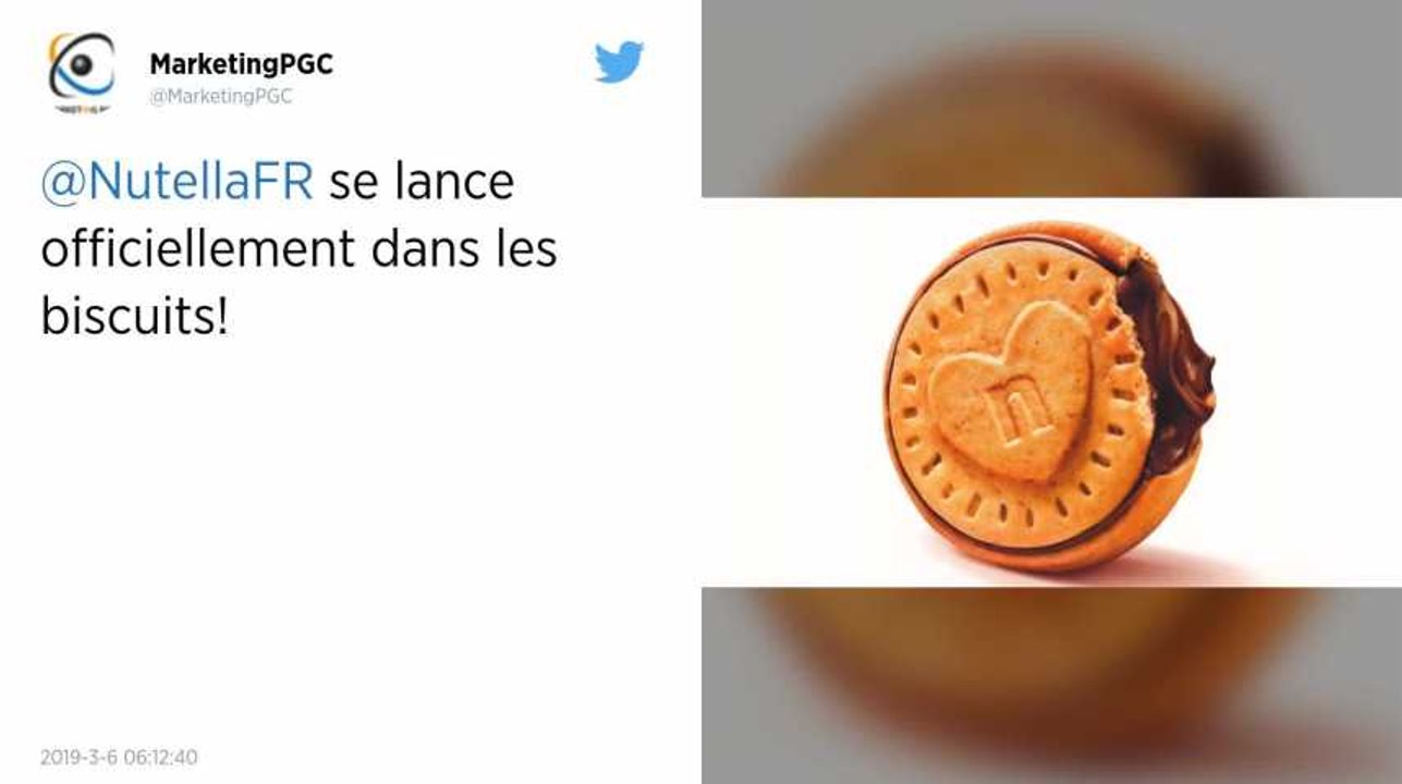 Nutella à l’assaut du marché des biscuits avec un nouveau produit lancé en mai