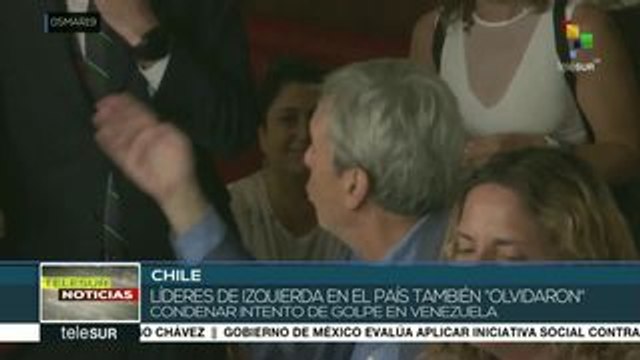 Izquierda chilena sigue sin fijar postura sobre el golpe en Venezuela