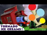 Thomas and Friends Learn English & Learn Colors with Tornado Play Doh Ice Creams by the Funny Funlings as they play Hide and Seek for the correct colors - A family friendly full episode english story for kids