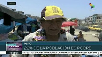 Pobreza en Perú alcanza casi al 22% de la población