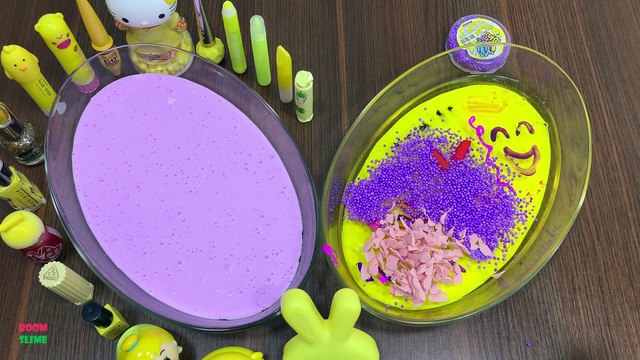 MIXING FLOAM VS MAKEUP INTO BUTTER SLIME AND CLEAR SLIME || RELAXING WITH WONDERFUL HEART SLIME
