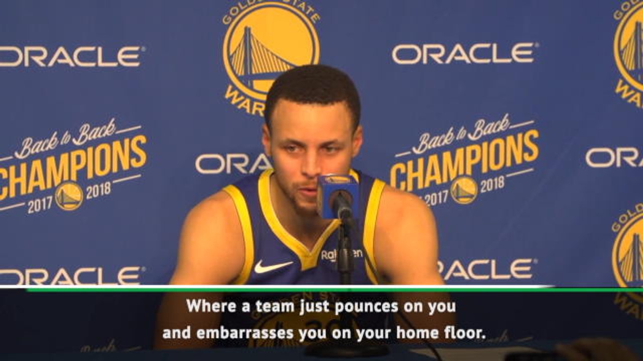 We can't have nights when we're embarrassed on our home floor - Curry