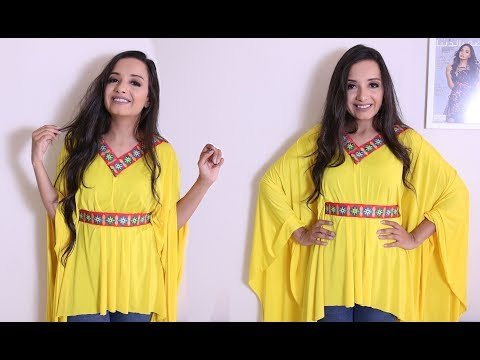 طريقة عمل لبس رمضان بدون مكنه خياطه | Alia Awwe