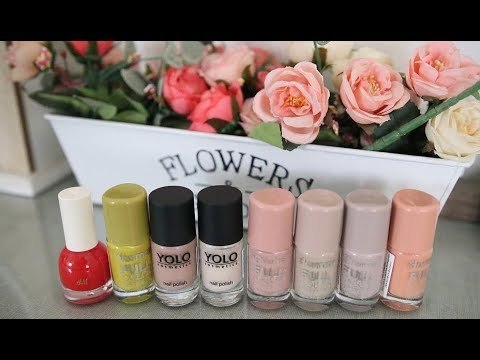 Alia Awwe | الوان و ارقام المانيكير النود اللى عندى و الوان تانيه جيباهم جديد