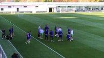 Entrenamiento del Betis para preparar el partido ante el Celta (06/03/2019)
