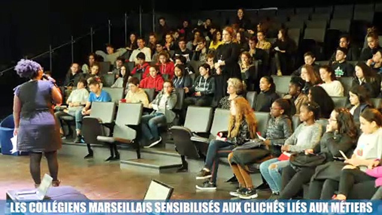 Les collégiens marseillais sensibilisés aux stéréotypes liés à certains métiers