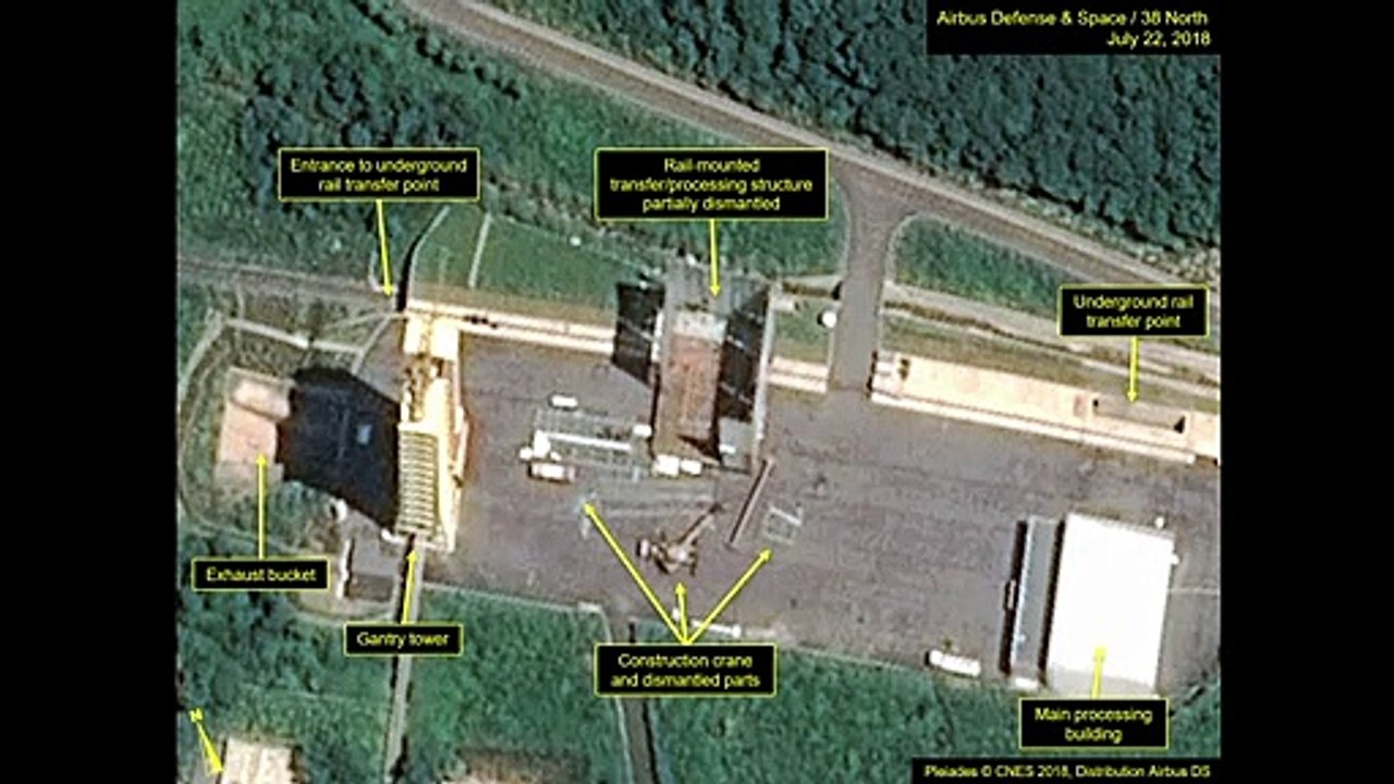 Pyongyang retoma reconstrução de área de lançamento de satélites