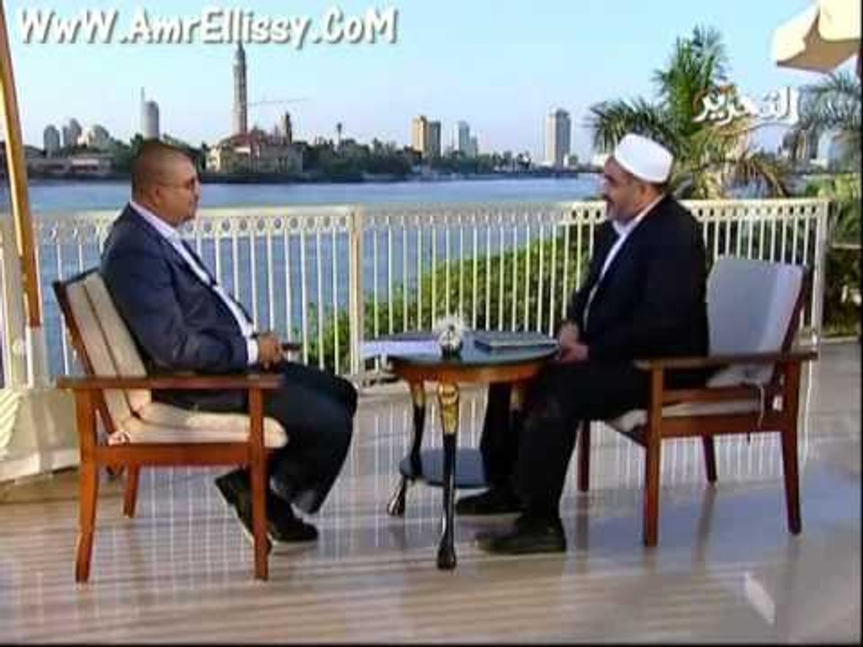 عمرو الليثي ود علي الطلابي عضو المجلس الانتقالي الليبي