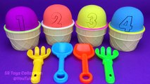 4 Color Kinetic Sand in Ice Cream Cups | Surprise Toys Coles Little Shop Yowie Surprise Eggs | Awesome Toys