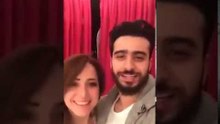 Mohamed Aamer - اول لايف لمحمد عامر قاصي القلب و سلمي المفترية بعد الجواز وحشتونا جداً