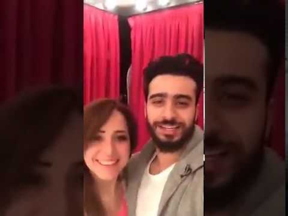 Mohamed Aamer - اول لايف لمحمد عامر قاصي القلب و سلمي المفترية بعد الجواز وحشتونا جداً