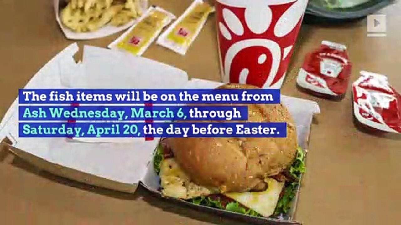 Chick-Fil-A Fish Sandwich Returns in Time for Lent - video Dailymotion