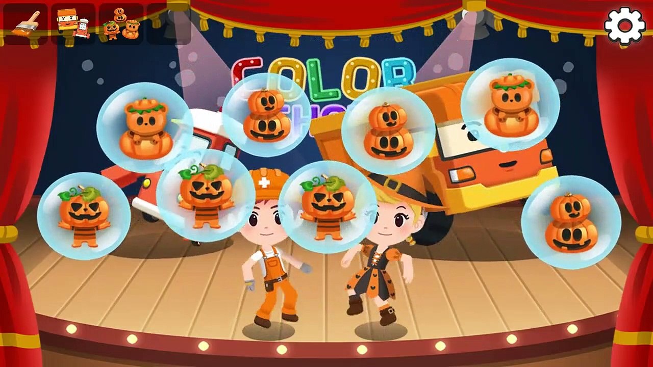 Orange | Color play for Kids | Robocar Poli Game