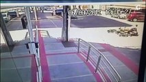 Homem tenta furtar moto e é preso graças às câmeras de segurança