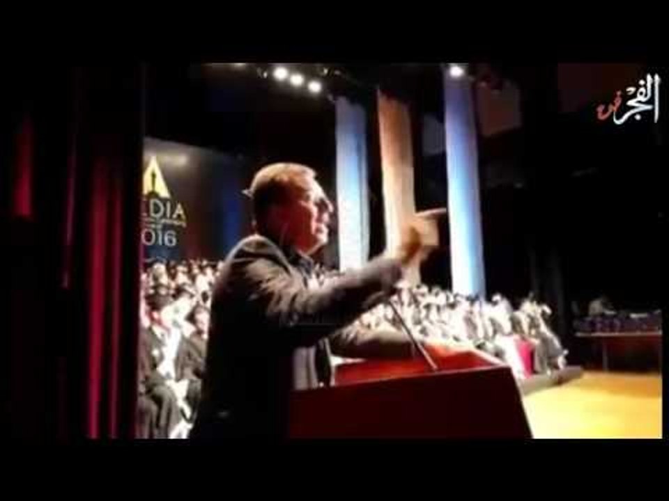 كلمة الاعلامي د عمر الليثي لطلاب دفعه اعلام جام...