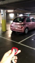 Woman Unlocks Two Cars With One Key Fob