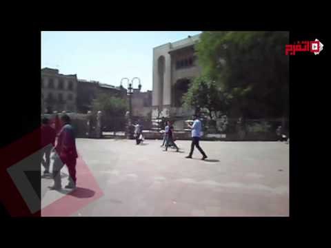 اللقطات الأولى من ميدان رمسيس بعد إخلاءه من الباعة الجائلين