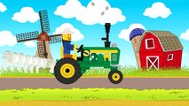 Tractor Animation | Construction and application | Klockowy traktor Bajka dla dzieci Minecraft