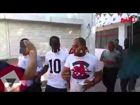 جون أنطوى فى أول زيارة للأهلى بعد التوقيع