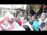 زفة شعبي  لـ محمد رمضان أثناء تشيع جثمان الراحل نور الشريف