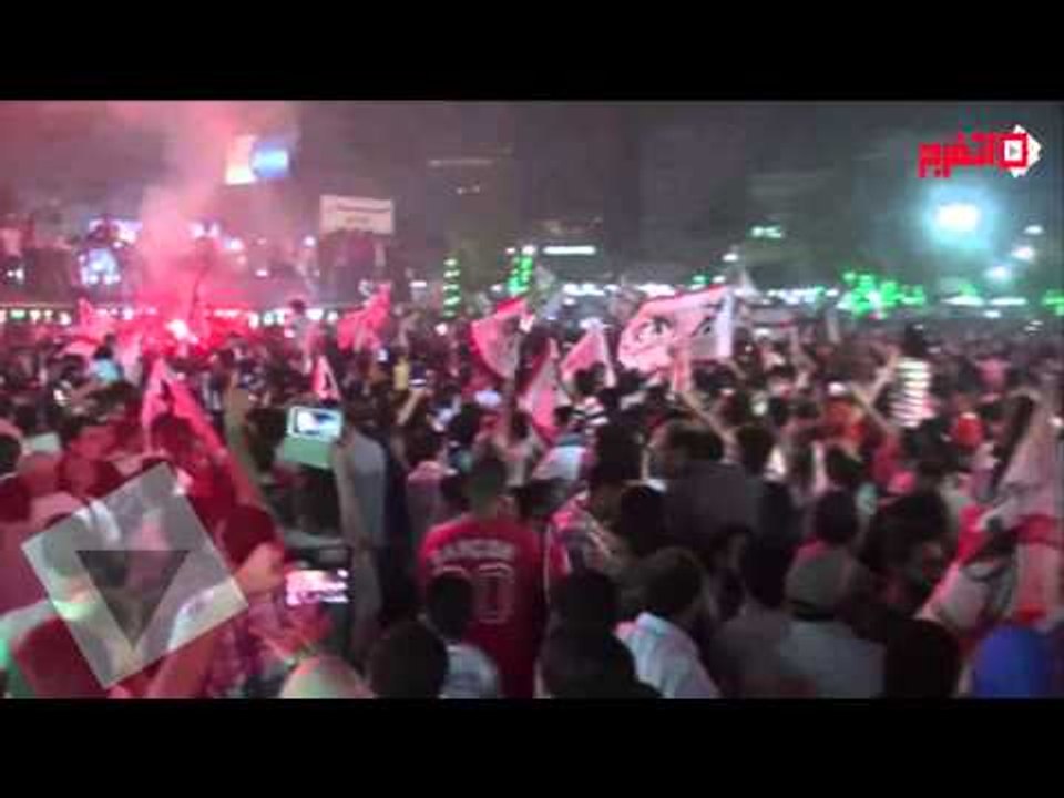 احتفالات جمهور الزمالك بالدوري في ميت عقبة