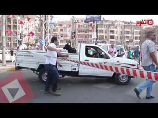 وزير الداخلية يتفقد موقع انفجار قنبلة روكسي