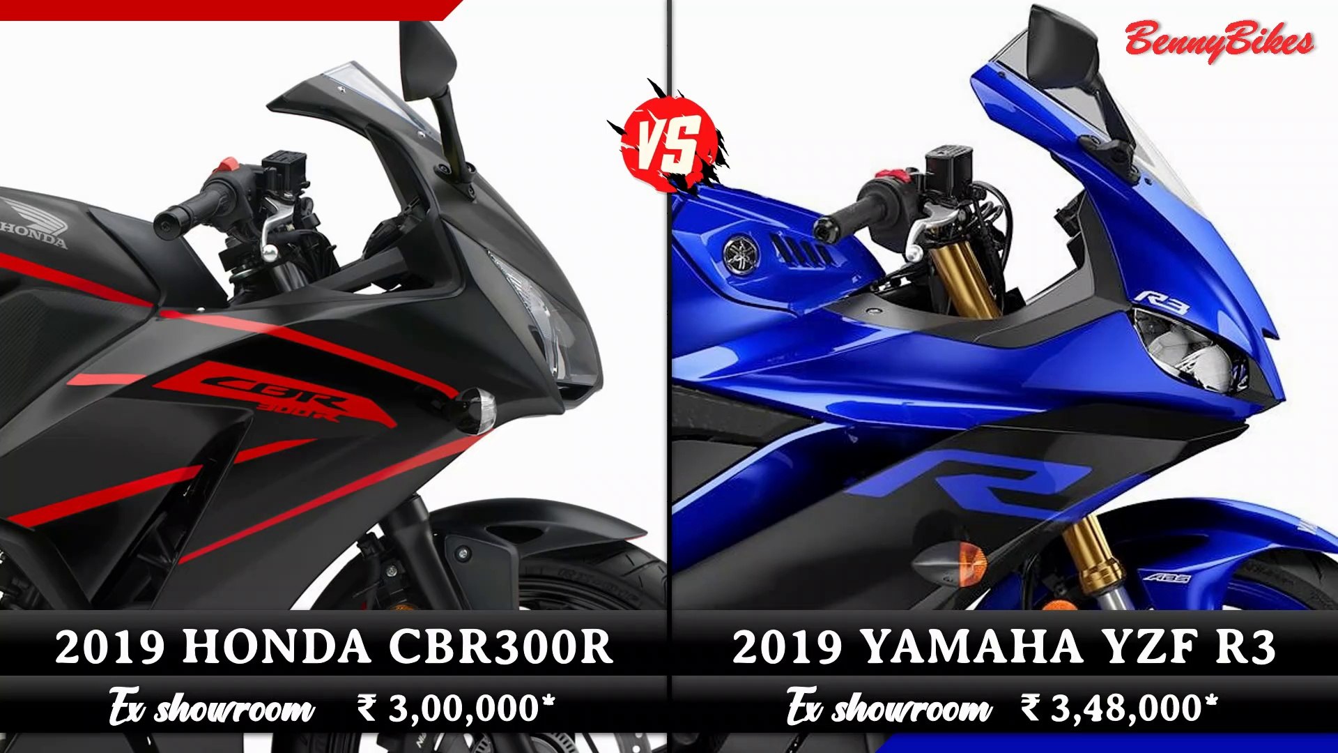 Yamaha r3 vs cbr300r