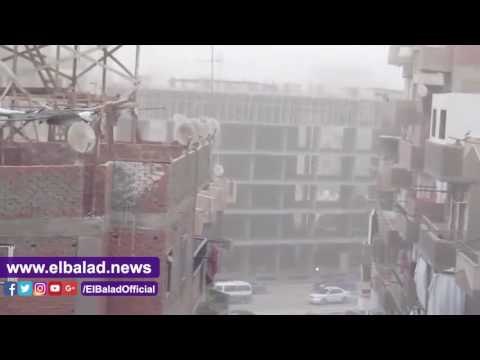 صدى البلد | عاصفة رملية وترابية تضرب الفيوم