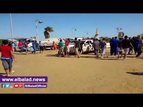 صدى البلد | أهالي رأس غارب يمنعون رئيس الوزراء من دخول المدينة