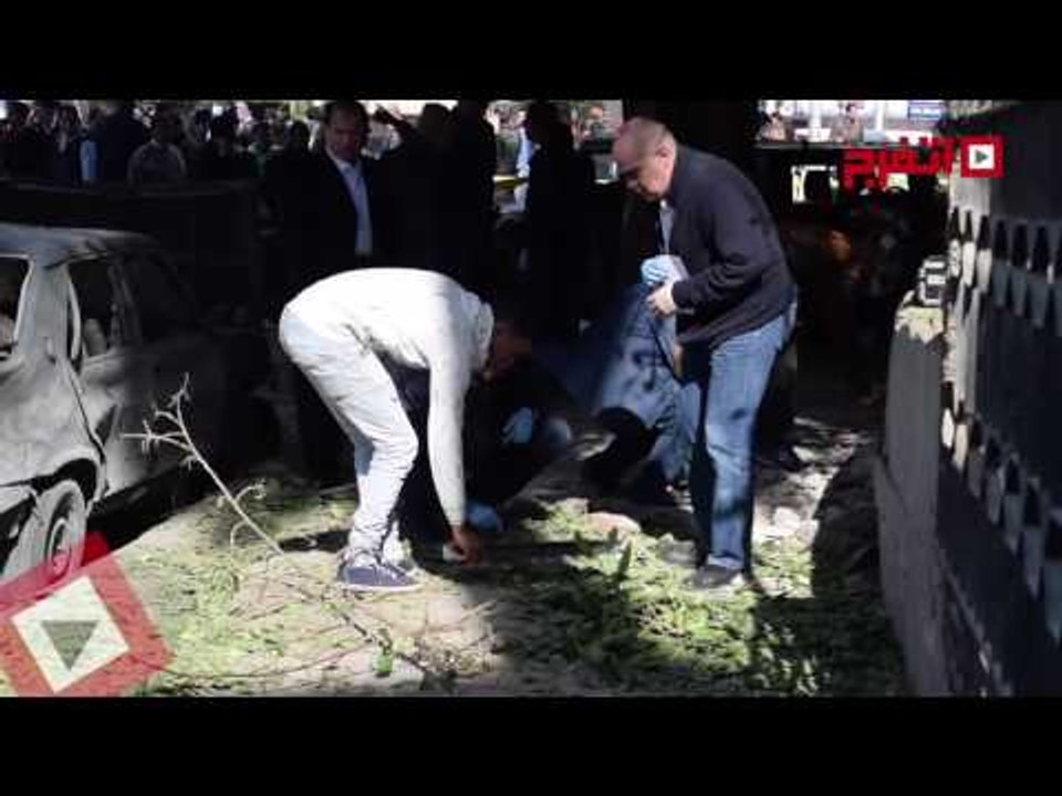 اتفرج| أثار انفجار حادث قنبلة شارع الهرم