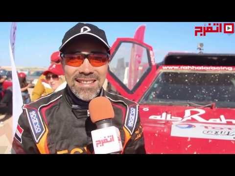 اتفرج| رحالة يفوز بالمركز الأول في رالي الجونة بسيارة صنع في مصر