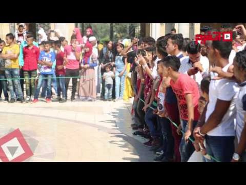 اتفرج | مظاهر الإحتفال بعيد الفطر في حديقة الأزهر