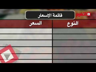 اتفرج | بدون فصال .. نشرة الأسعار اليوم الأحد 30 يوليو 2017